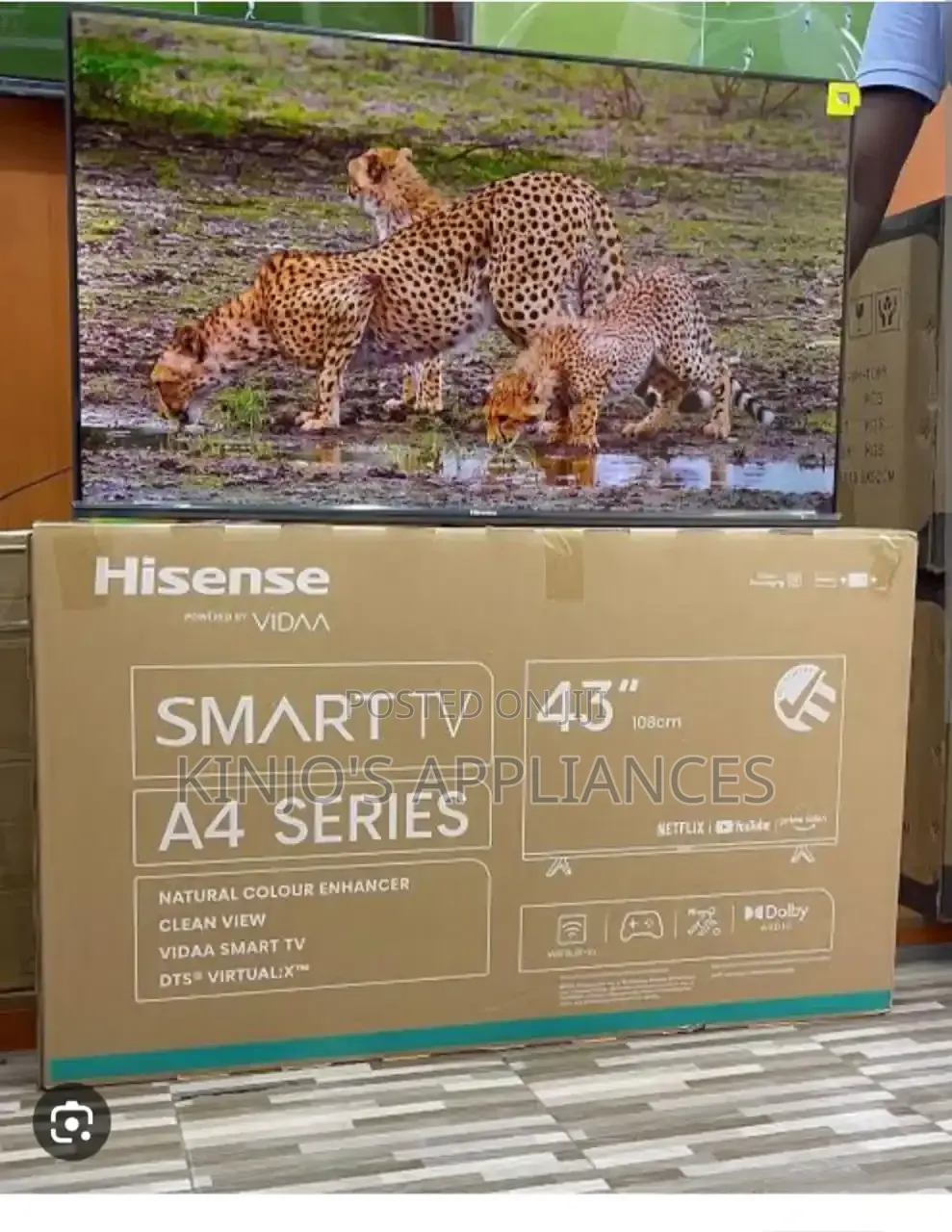 Hisense 43 Inch Smart Framless FHD (A4 Series)