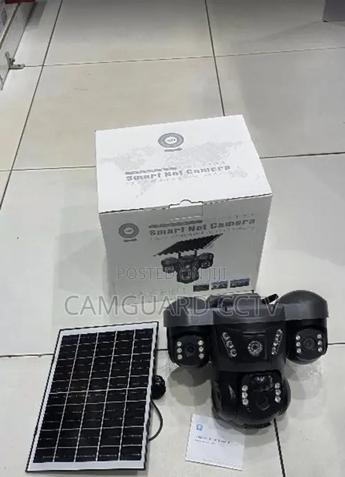 Triple Lens Wifi PTZ Security Camera V380 Smart Outdoor Surveillance