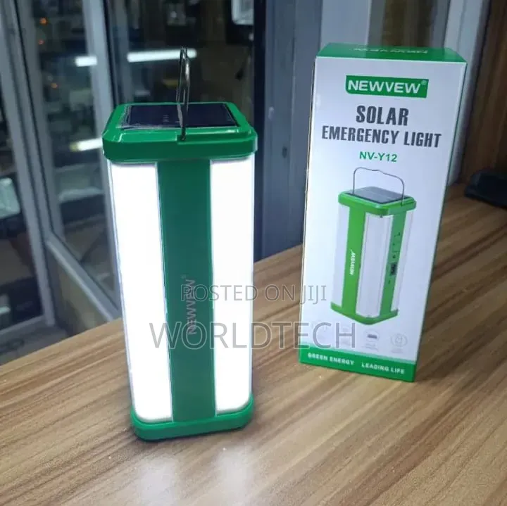 Newvew- Y12 Solar Emergency Light/Solar Powered,Rechargeable Battery