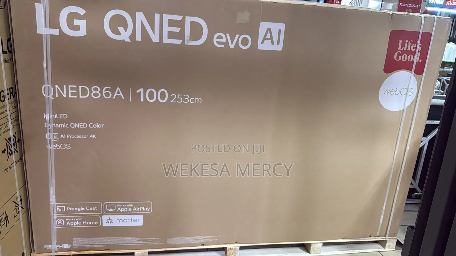 Magic Remote Not Included(Regional) Lg Qned86a 100 Inch Qned Evo Mini