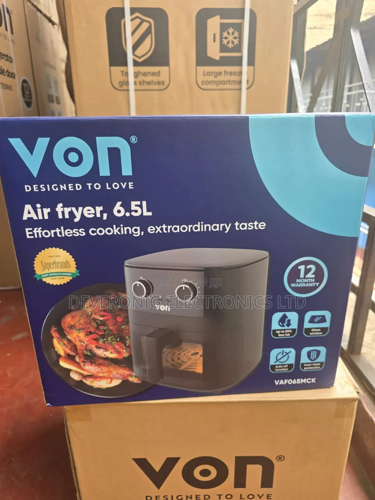 6.5 Litres Von Airfryer