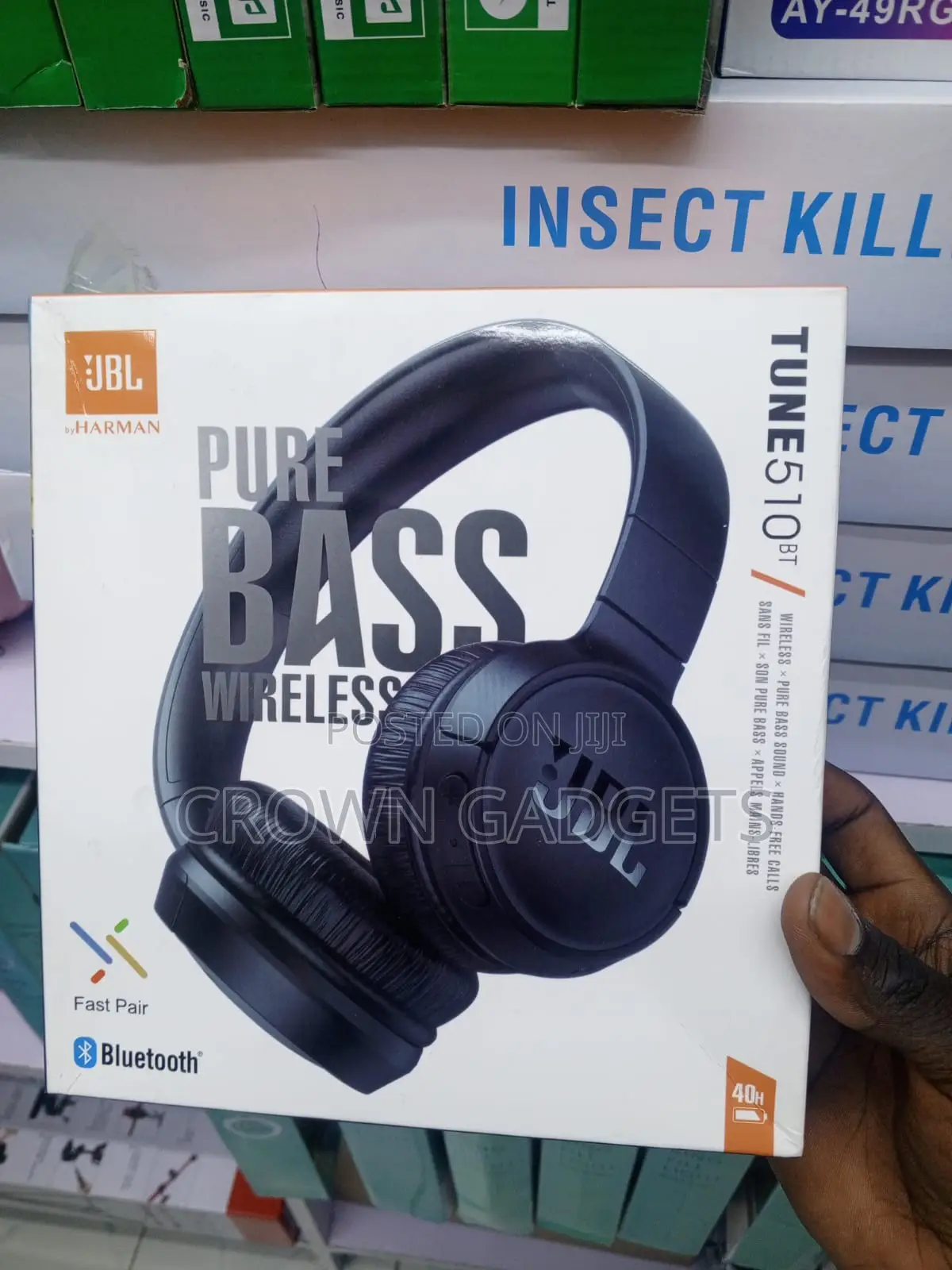 JBL Tune 510bt Wireless Stereo Headphones for Music Calls