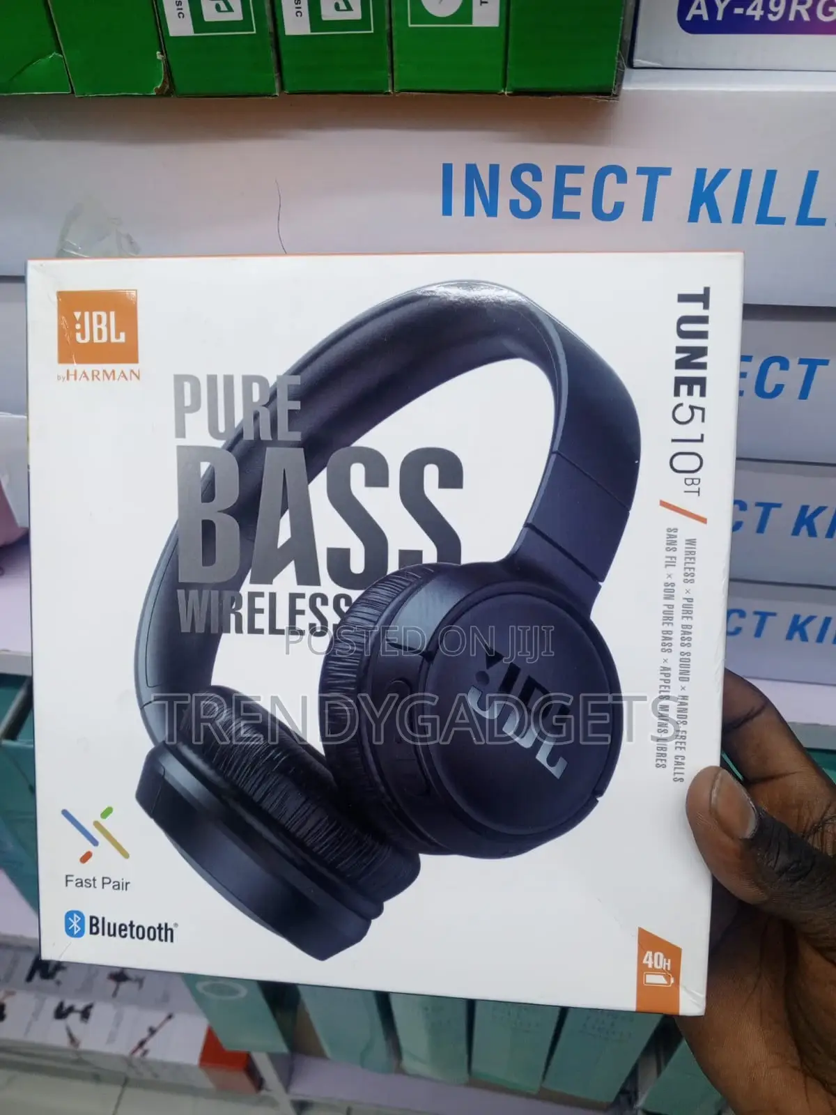 JBL Tune 510bt Wireless Stereo Headphones for Music Calls