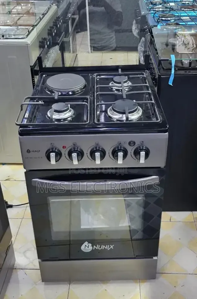 New Model 50*55 Nunix 3+1 Standing Cooker With Gas Oven.