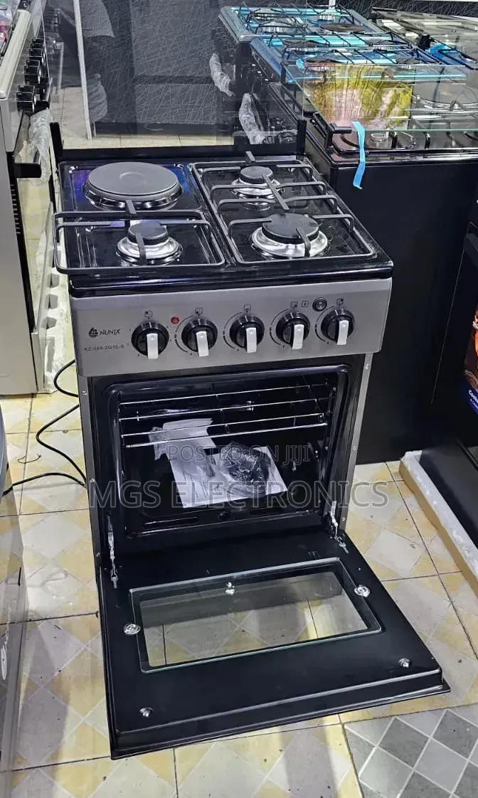 New Model 50*55 Nunix 3+1 Standing Cooker With Gas Oven.