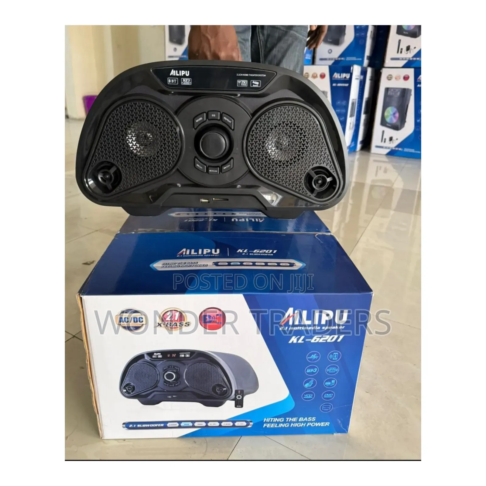 2.1 Ailipu 6201 Bombox With Inbuiltspeaker Homethearte Speaker System