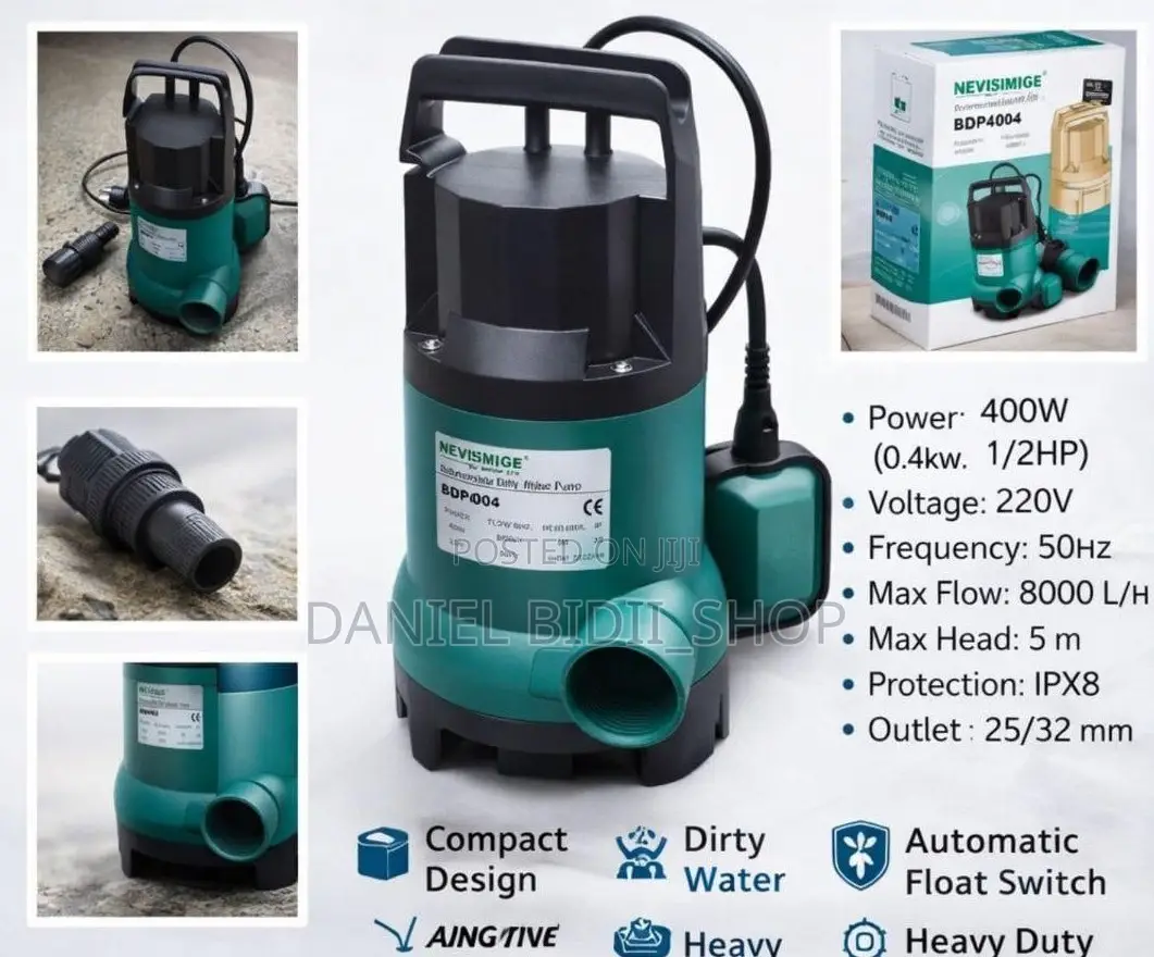 Nevisimige Submersible Dirty Water Pump Bdp4104 400watts