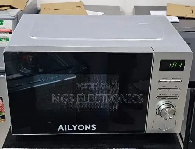 Ailyons Manual Microwave With Grill Available in Silver and Black