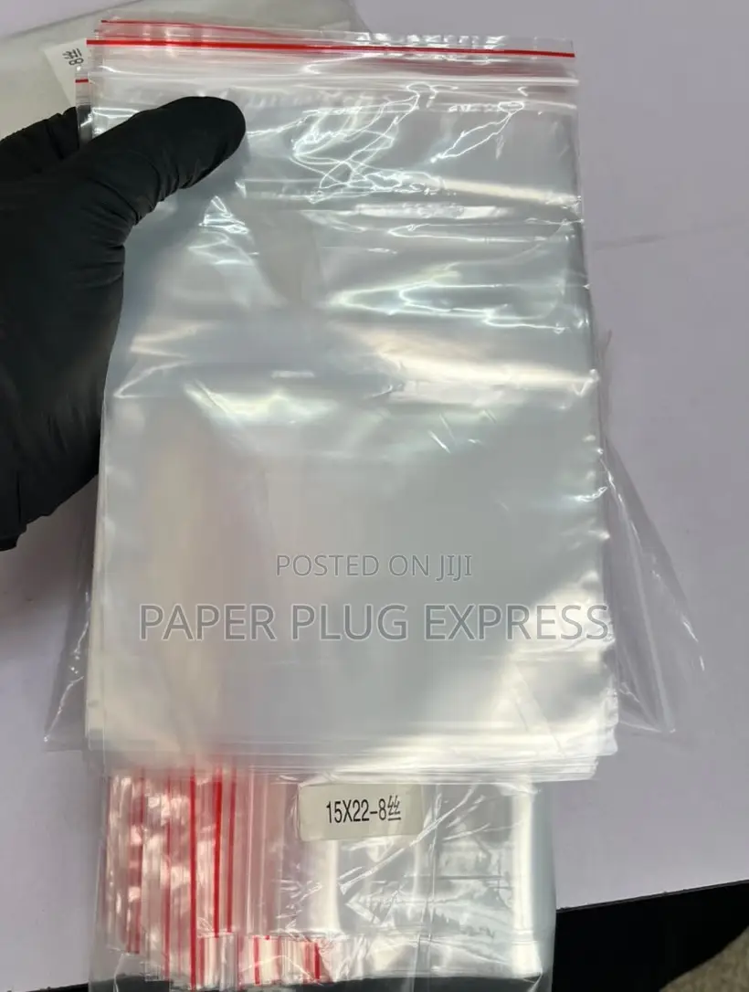 Clear Ziplock Resealable Storage Food Grade Bags Size 10 (15x22 Cm)