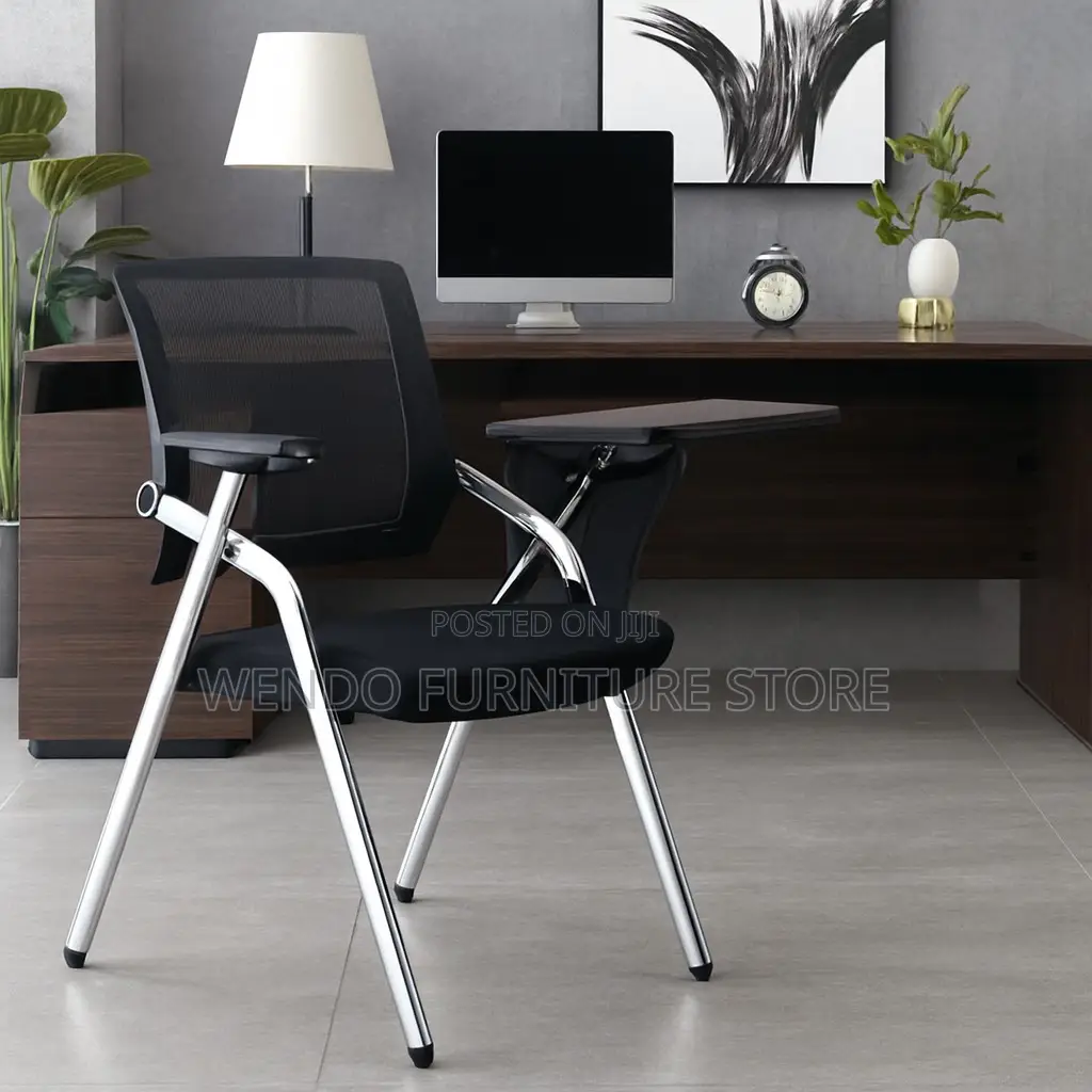 Office Chairs; Visitors Mesh Foldable Chair With Pad