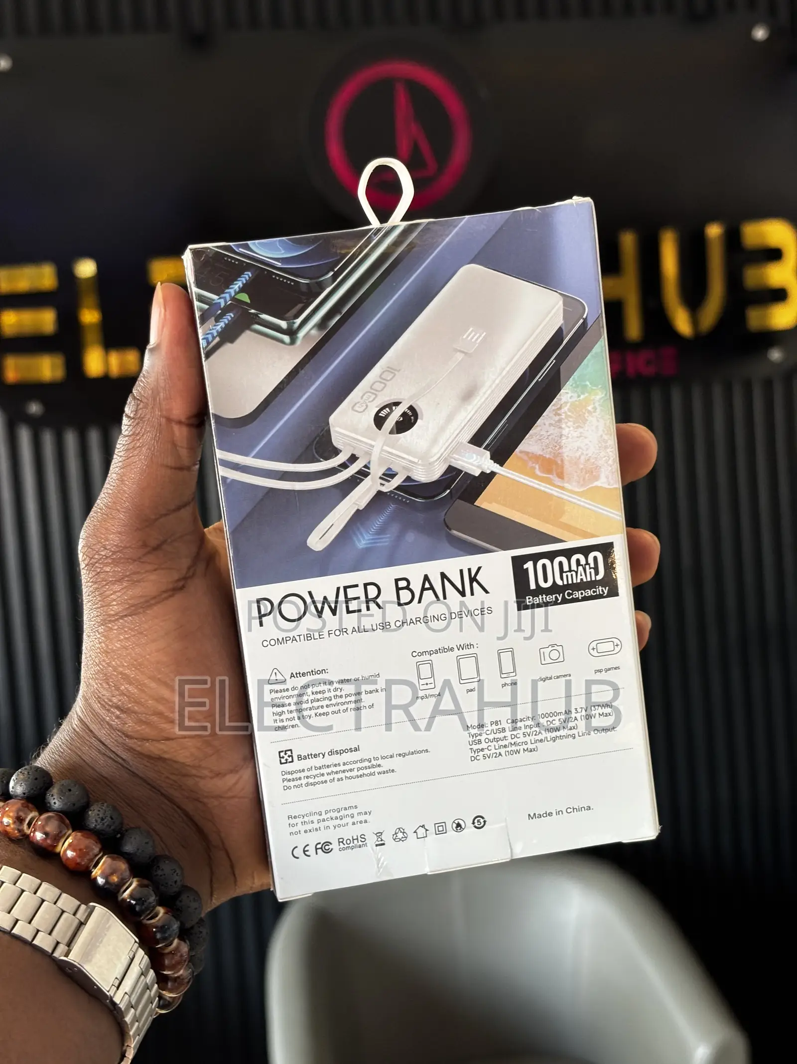 4n1 2.0a 10000mah Powerbank Brand New Sealed