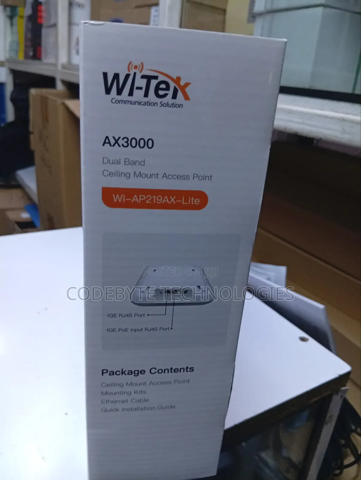Wi-Tek Wi-Ap219ax Litewi-Fi 6 (Ax3000) Indoor Ceiling Access Point