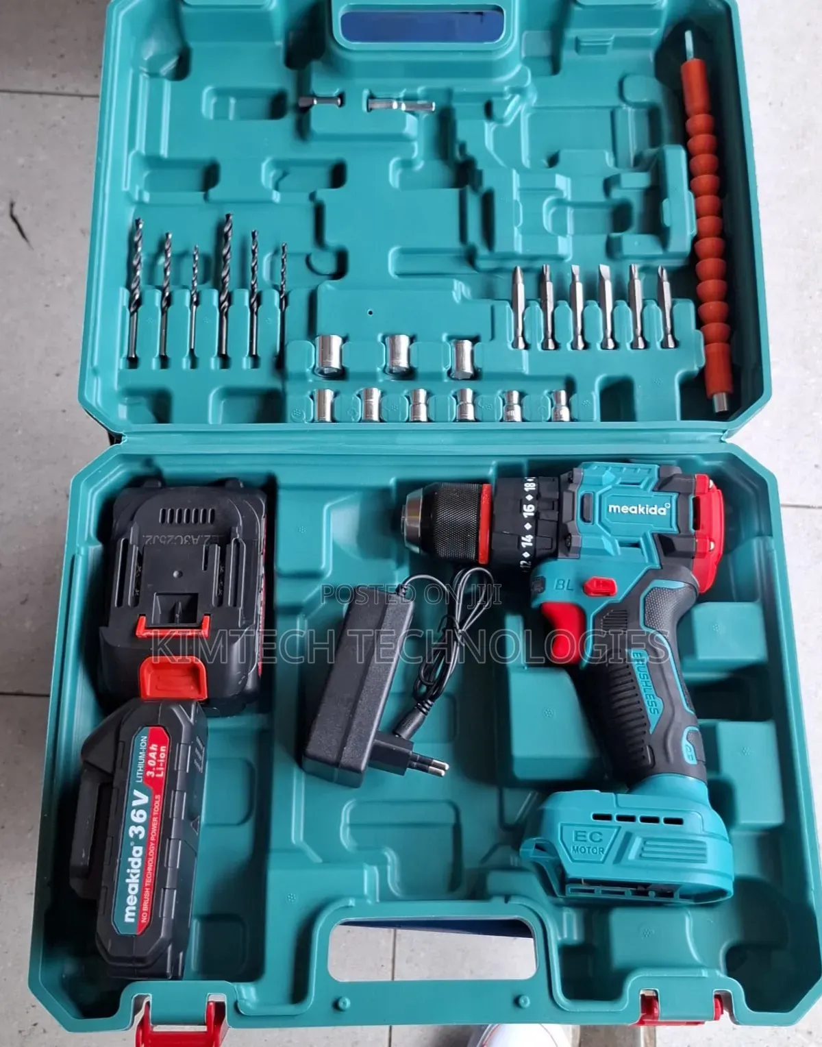 Meakida Brushless Cordless Drill 36v