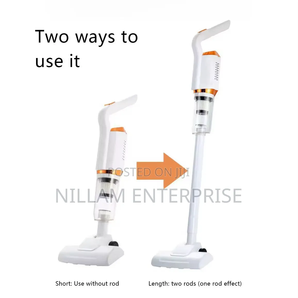 120w Wireless Rechargeable Car/ Home Vacuum Cleaner.
