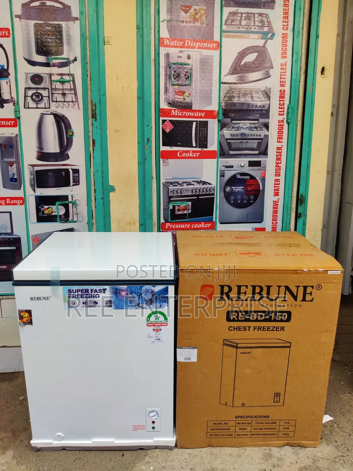 *Rebune 150l Freezer Deep Freezer