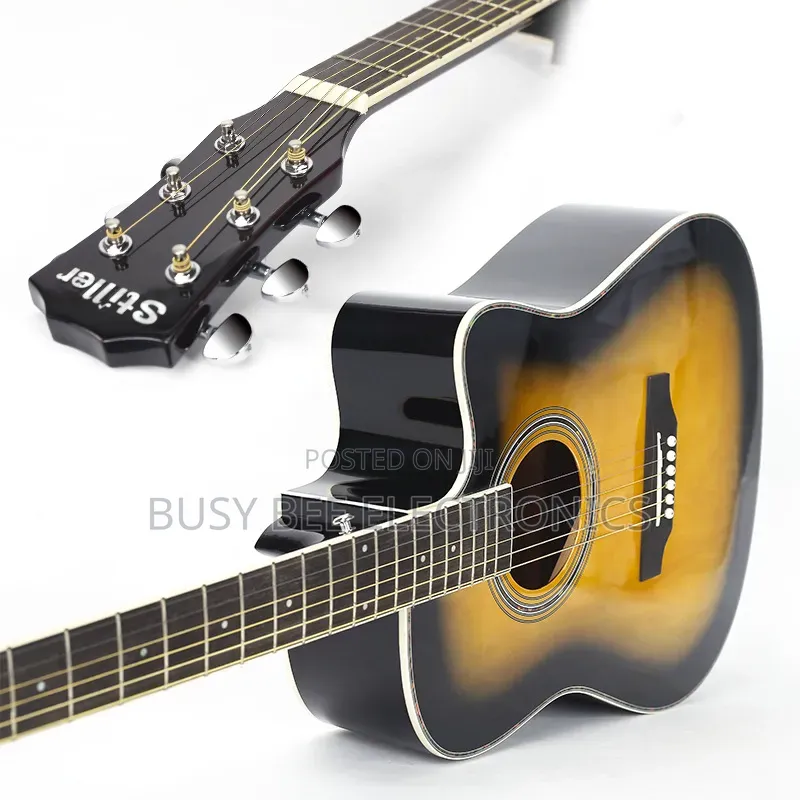 41-Inch Folk Electric Eq Acoustic Guitar