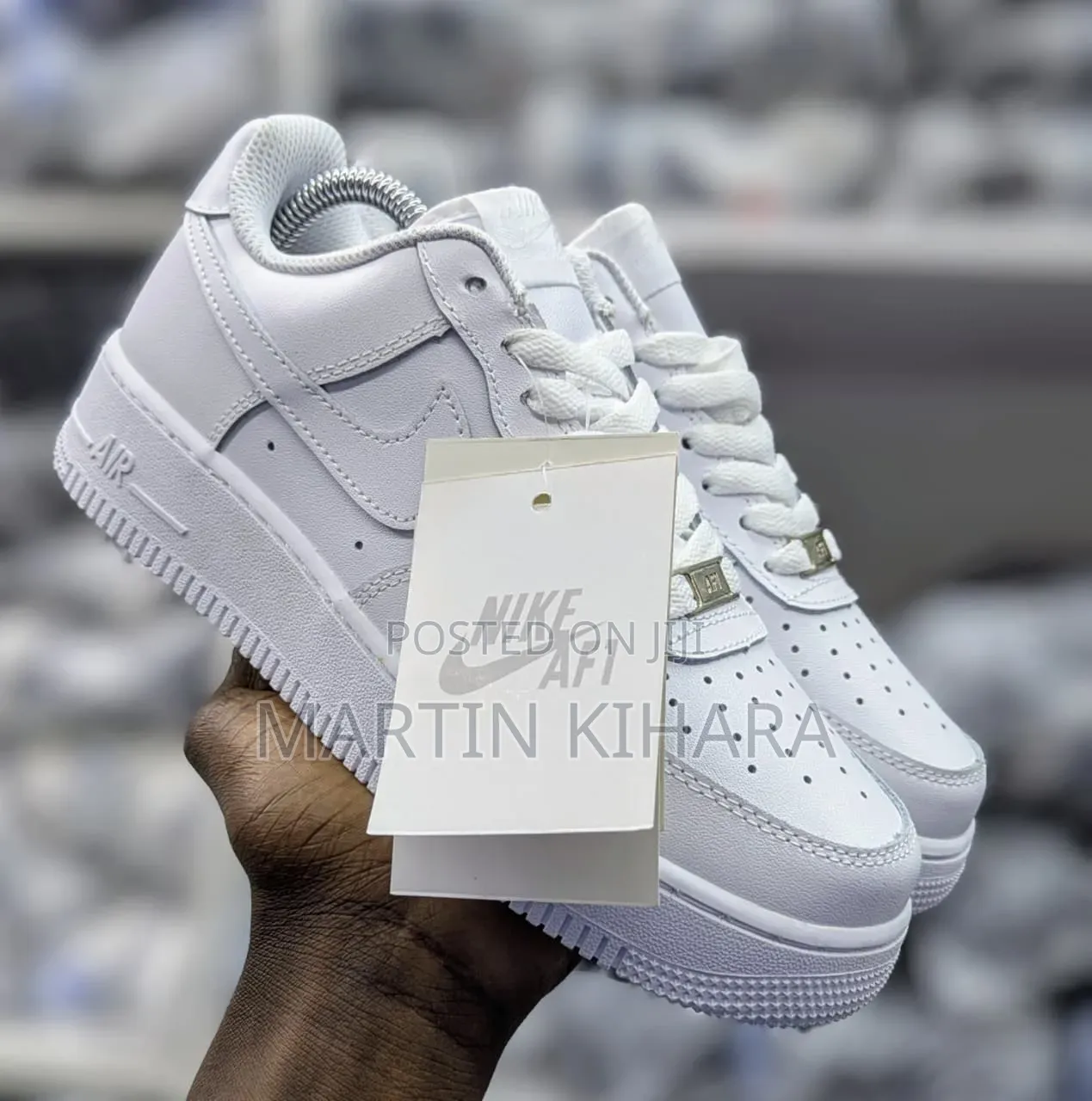 Nike Airforce 1 Plain Sneakers (Size 36-45)