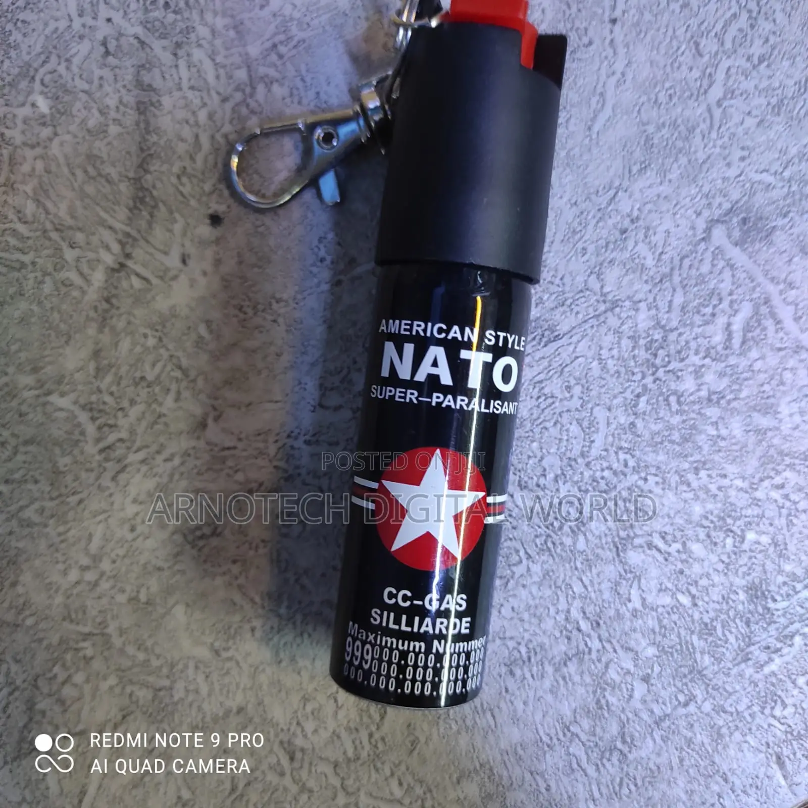 Black Nato Pepper Spray