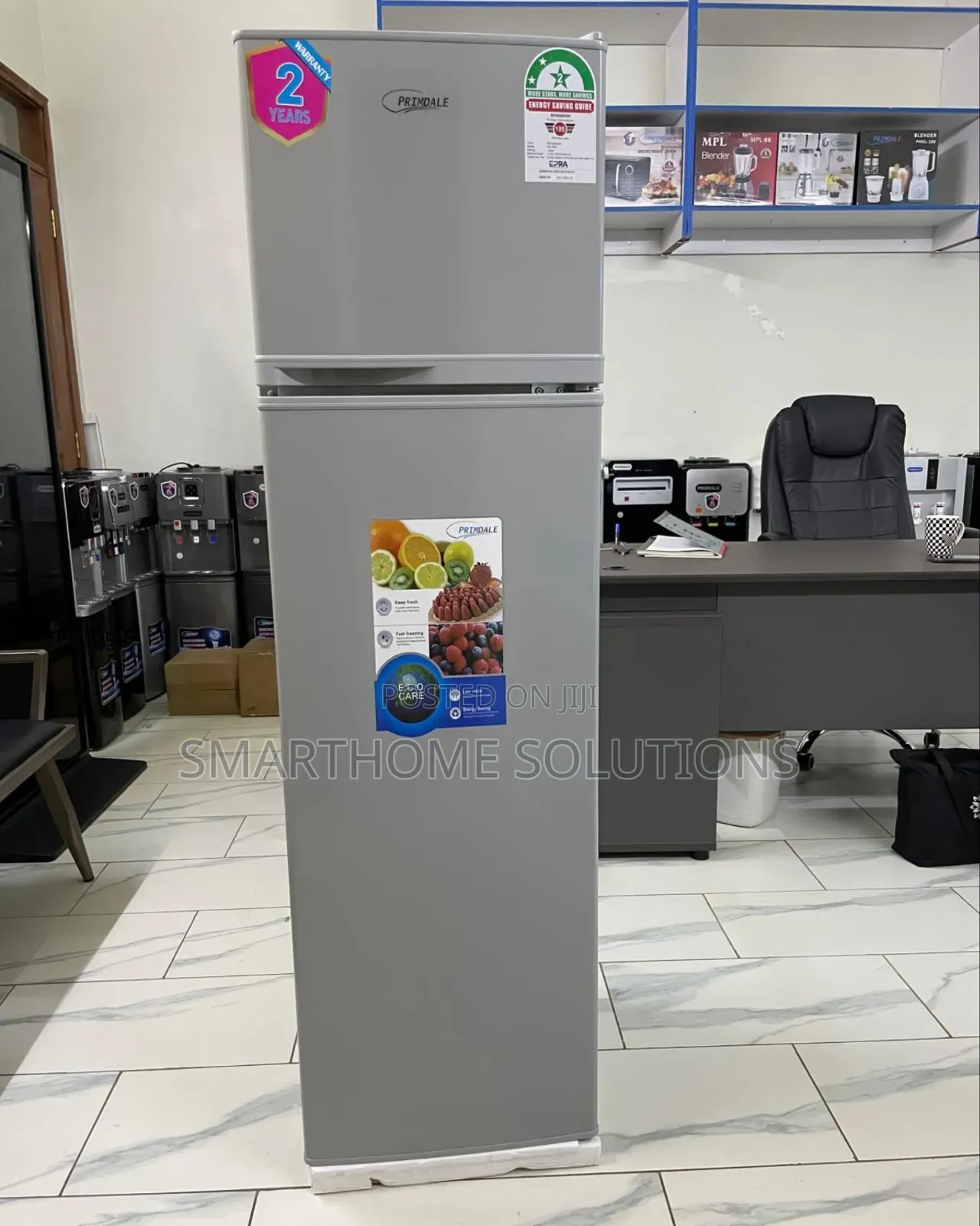 Primdale 168 Litres Large Capacity Double Door Refrigerator Fridge