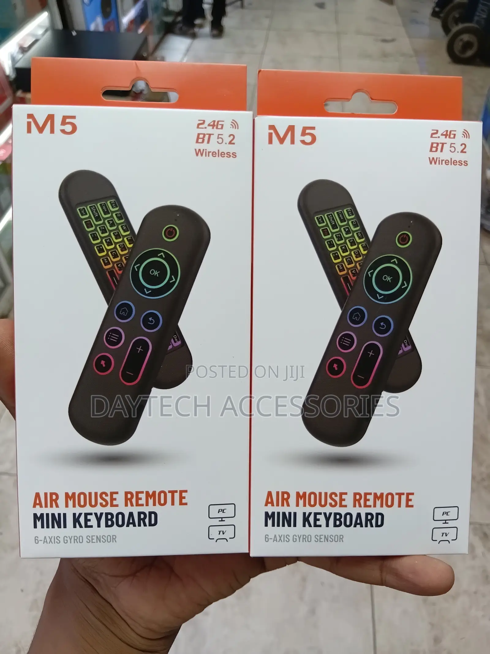 This Is an M5 Air Mouse Remote With a Mini Keyboard