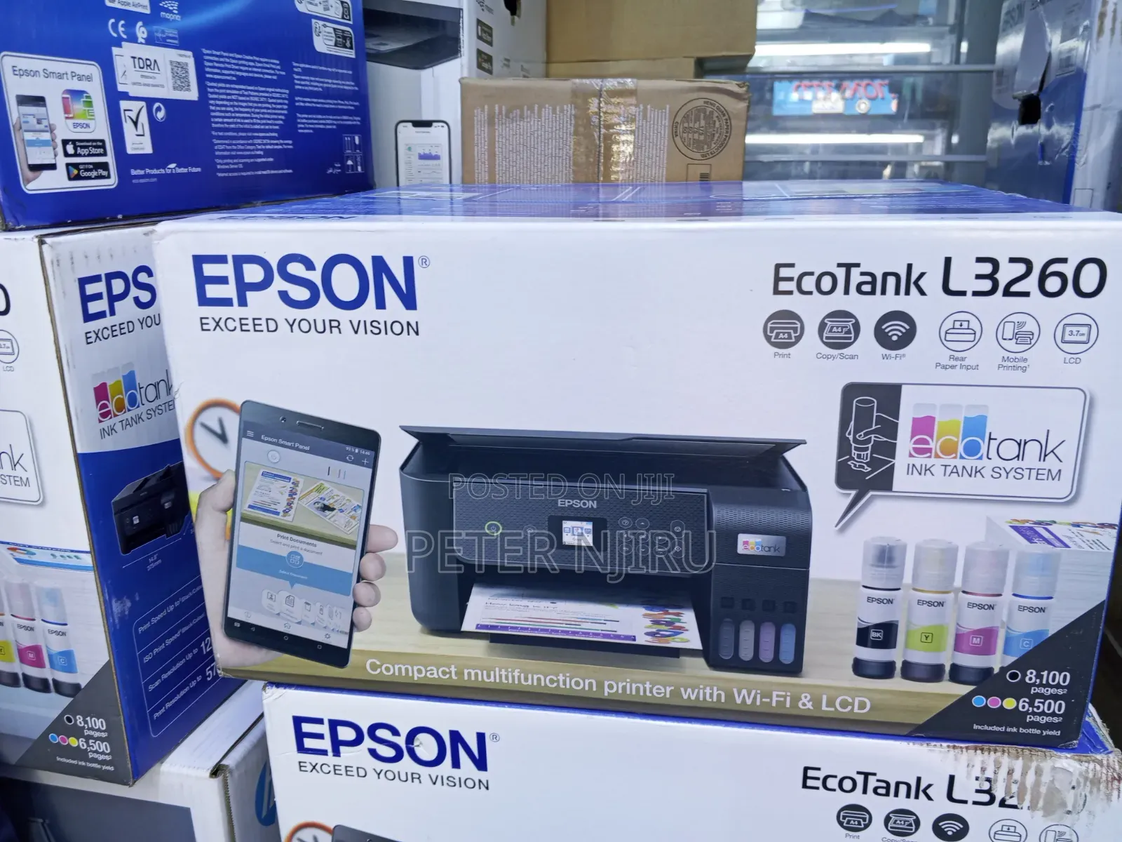 Epson Ecotank L3260 A4 Wi-Fi All-in-One Ink Tank Printer