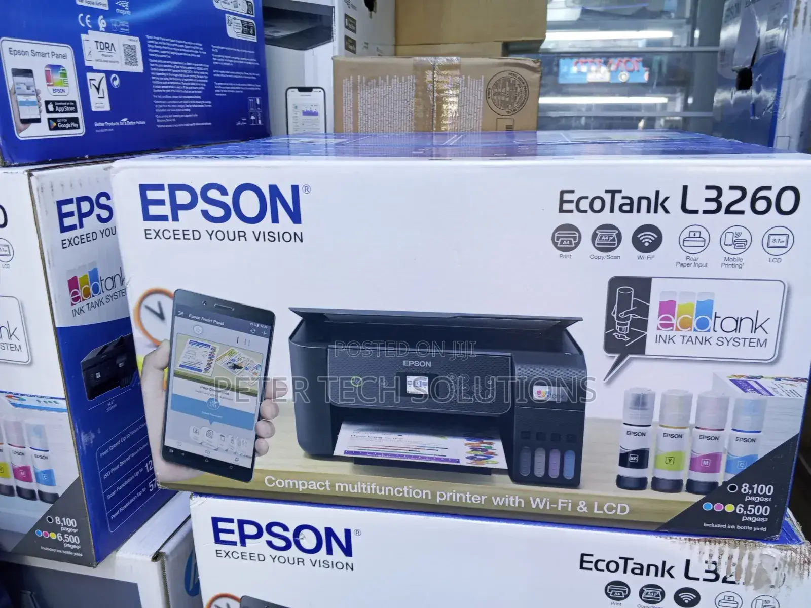 Epson Ecotank L3260 A4 Wi-Fi All-in-One Ink Tank Printer