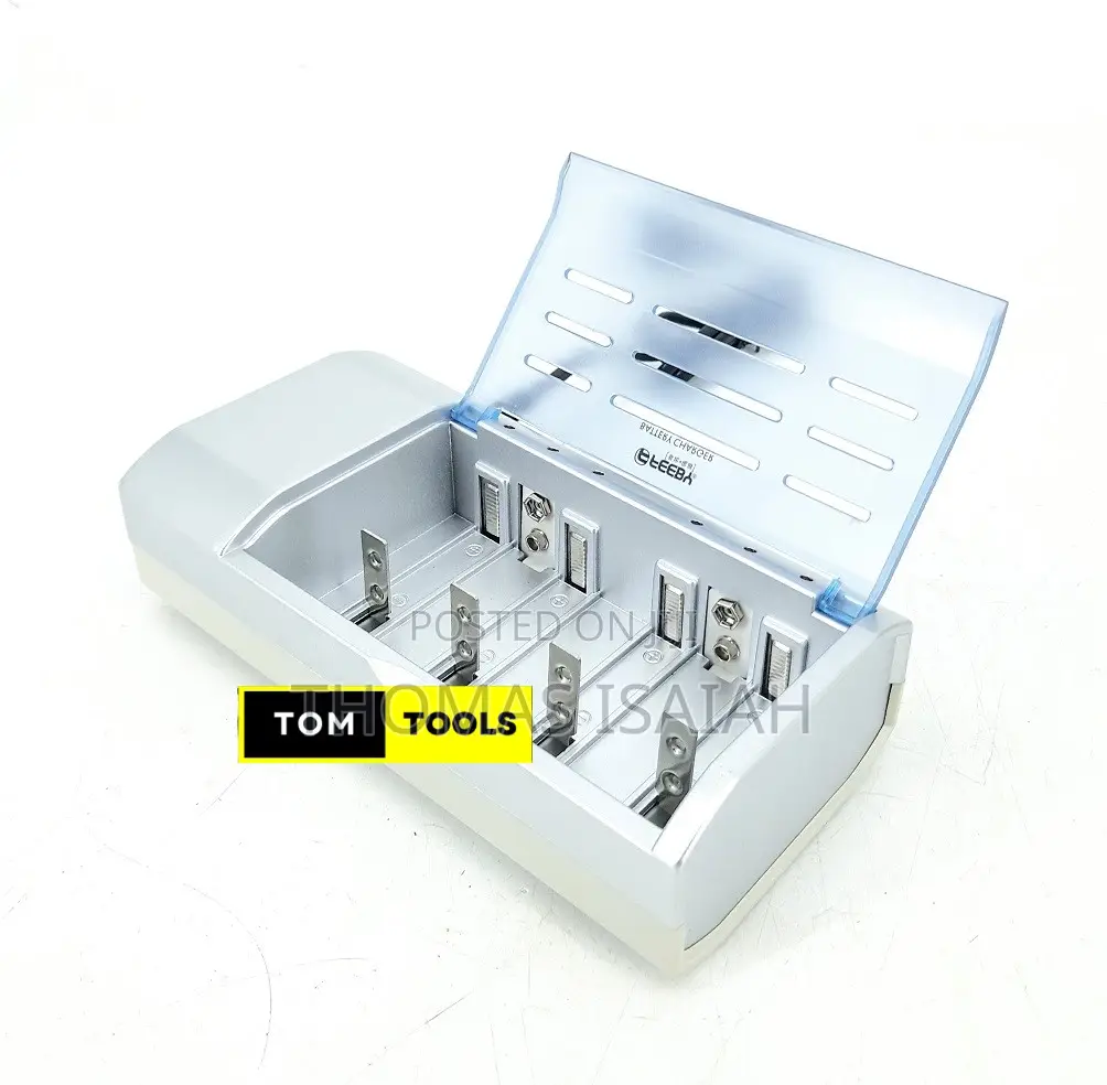 Universal Simultaneous Charger For Rechargeable Aa, Aaa, C, D, 9v