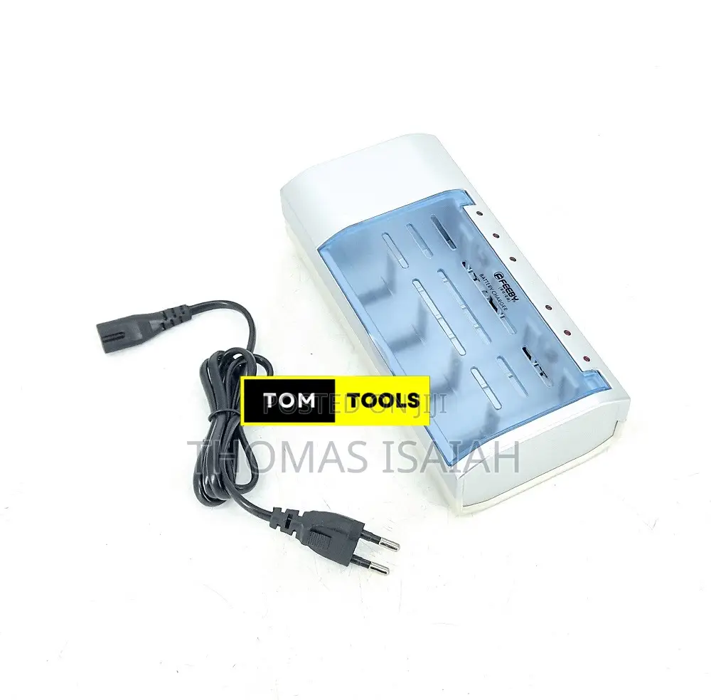 Universal Simultaneous Charger For Rechargeable Aa, Aaa, C, D, 9v