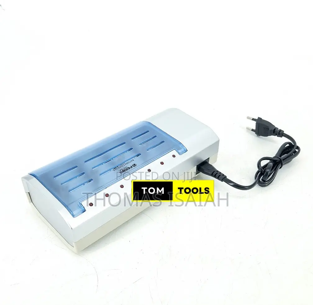 Universal Simultaneous Charger For Rechargeable Aa, Aaa, C, D, 9v