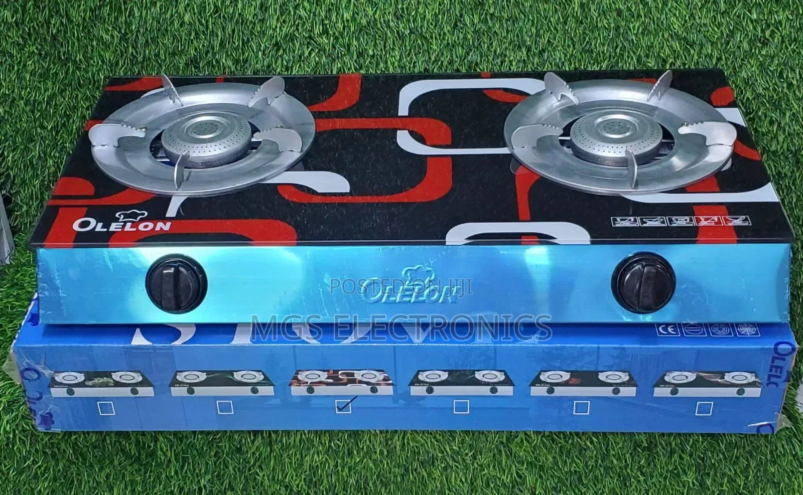 Olelon 2 Burner Glass Top Cooker
