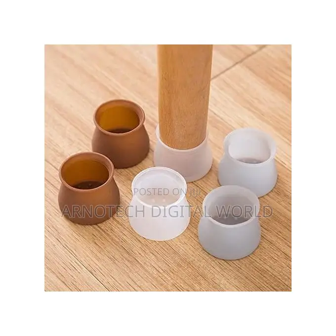 4-piece Set Silicone Furniture Leg Covers/Protectors