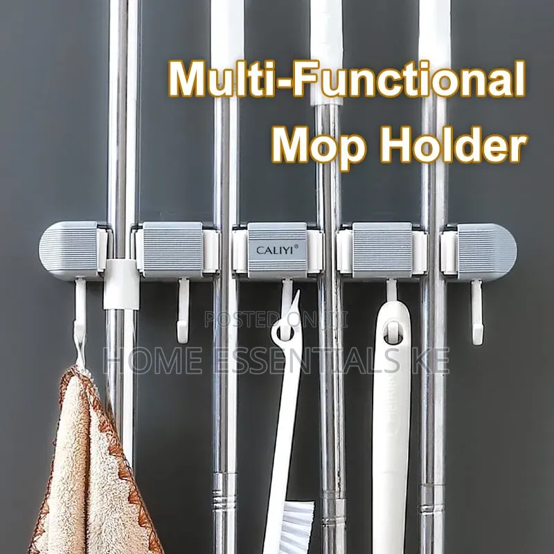 *Non Slip Wall Mounted Mop Holder