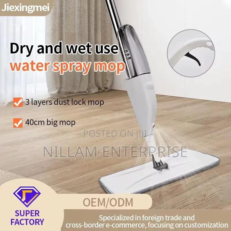 Wet Dry Use Water Spray Mop