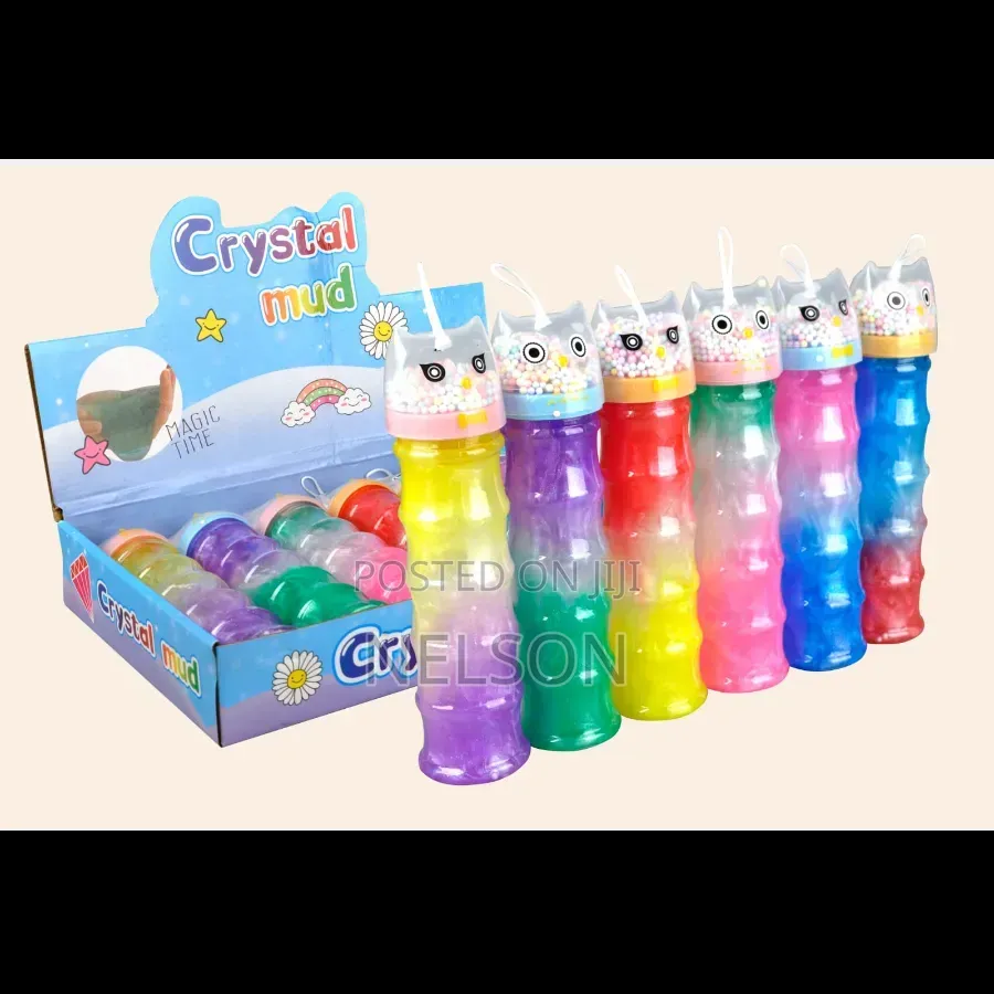 Bubble Making Crystal Mud Slime