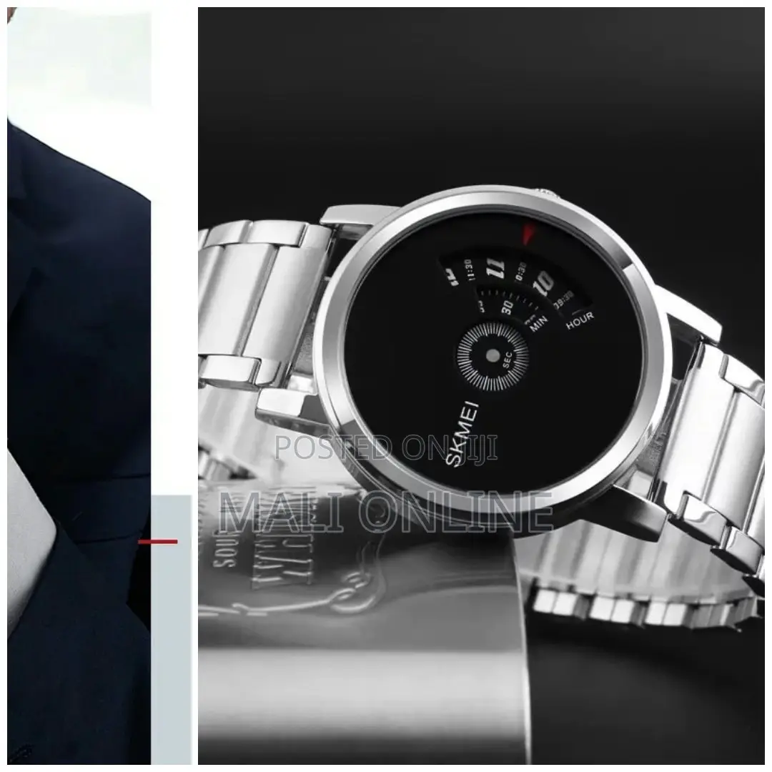 Stainless Steel Roulette Pointer Fashion Wristwatch 30 Skmei 1260