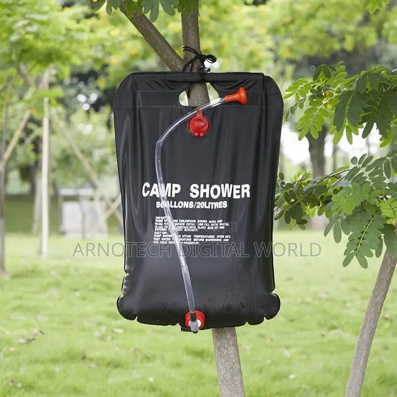 Camping Shower Bag 20l With Detachable Hose Switchable Shower Head