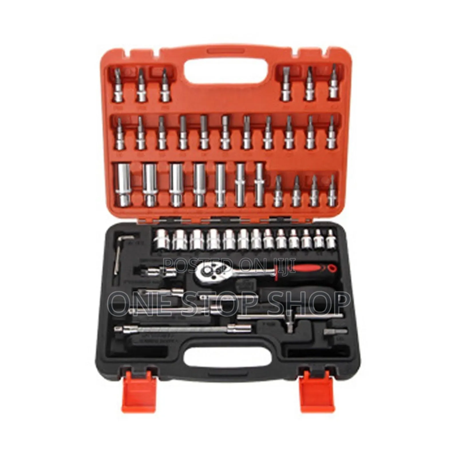 53pc Chrome Vanadium Steel Multifunctional Ratchet Socket Set