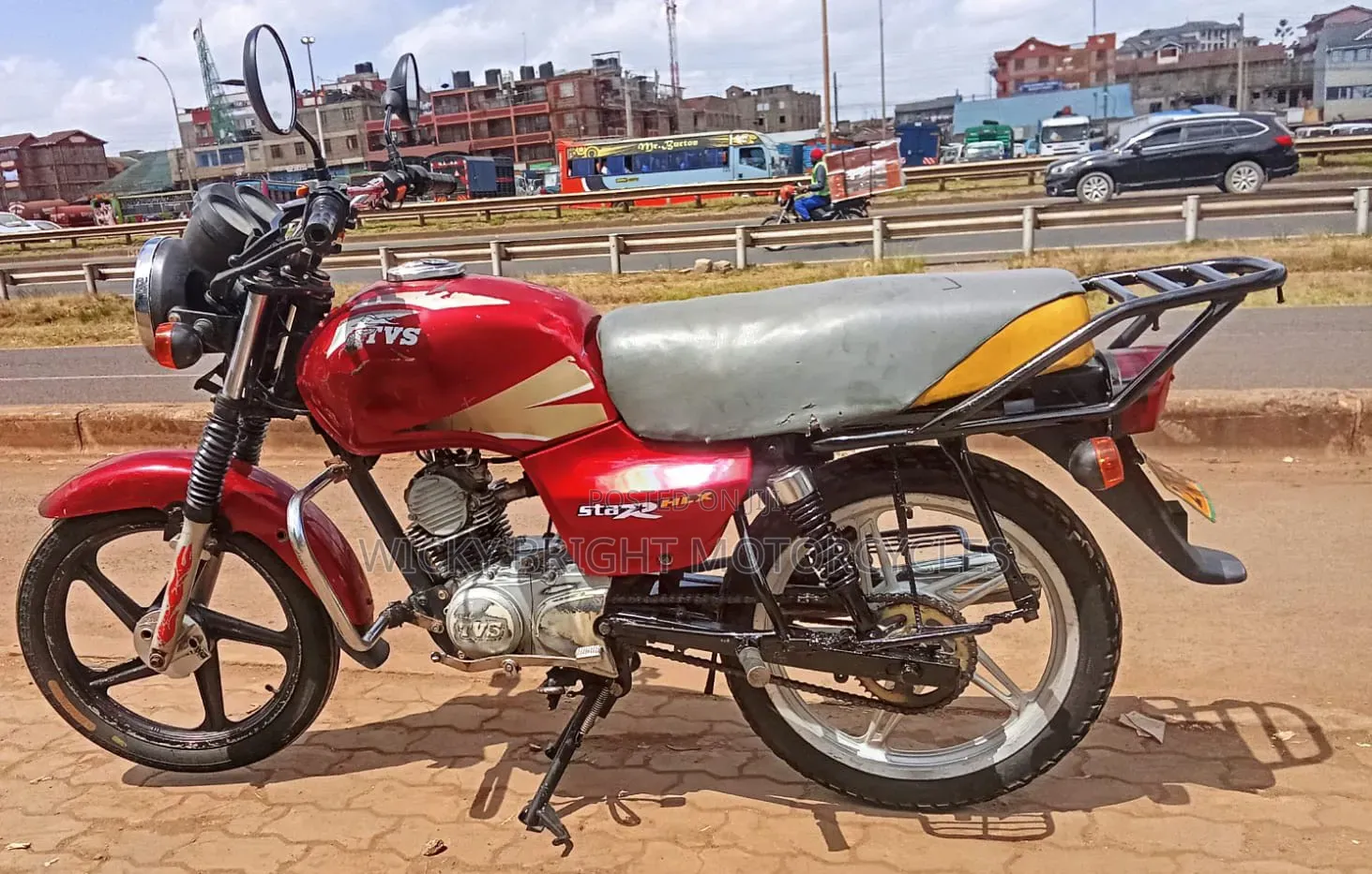 TVS XL 100 2024 Red