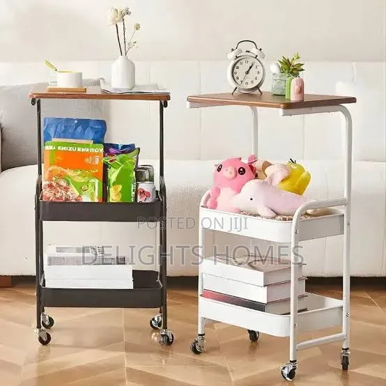 Wooden Top Trolley Rack-Ch