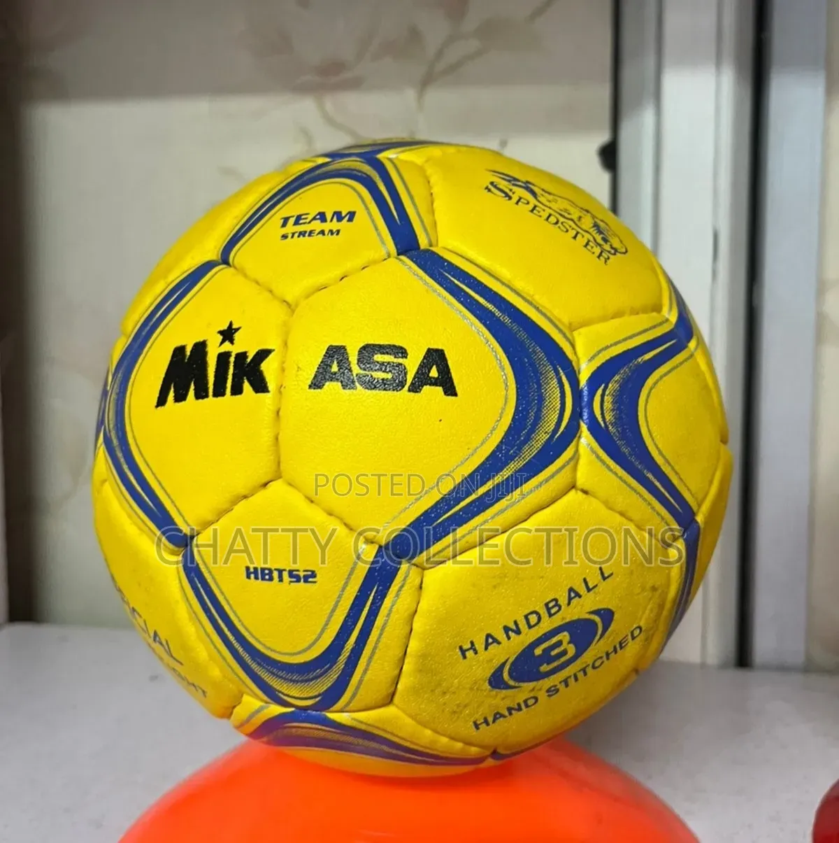 Yellow Top Quality Mikasa Handball 
Size 3