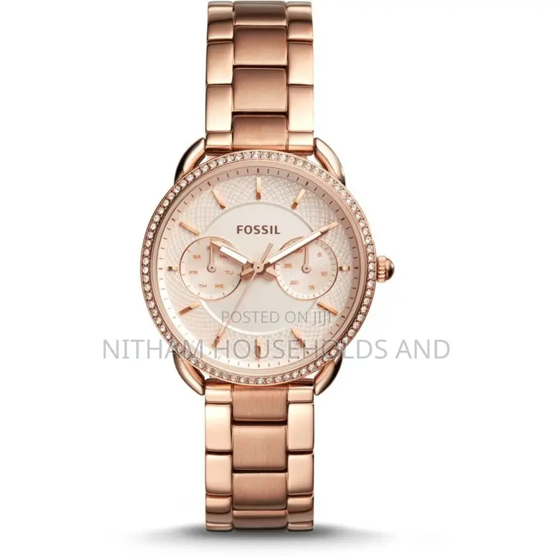 Fossil Es4264 Tailor Rose Gold Tone Watch for Women