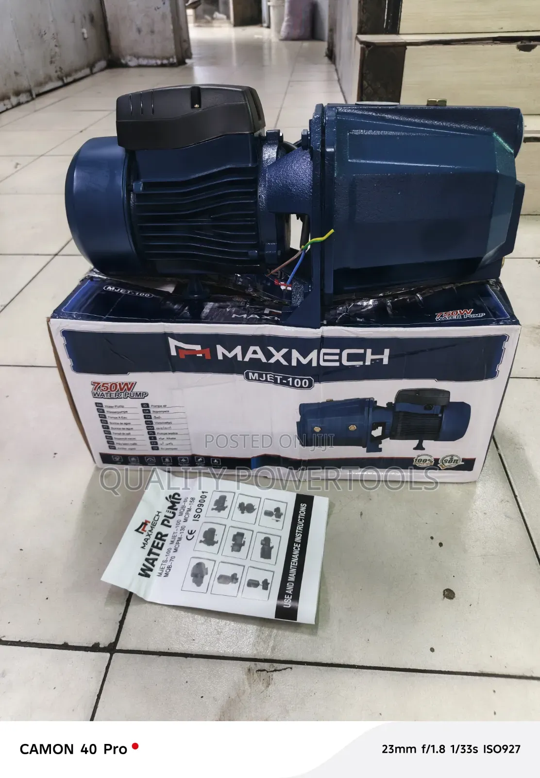 Mjet-100 1hp Maxmech Booster Pump-Preferred