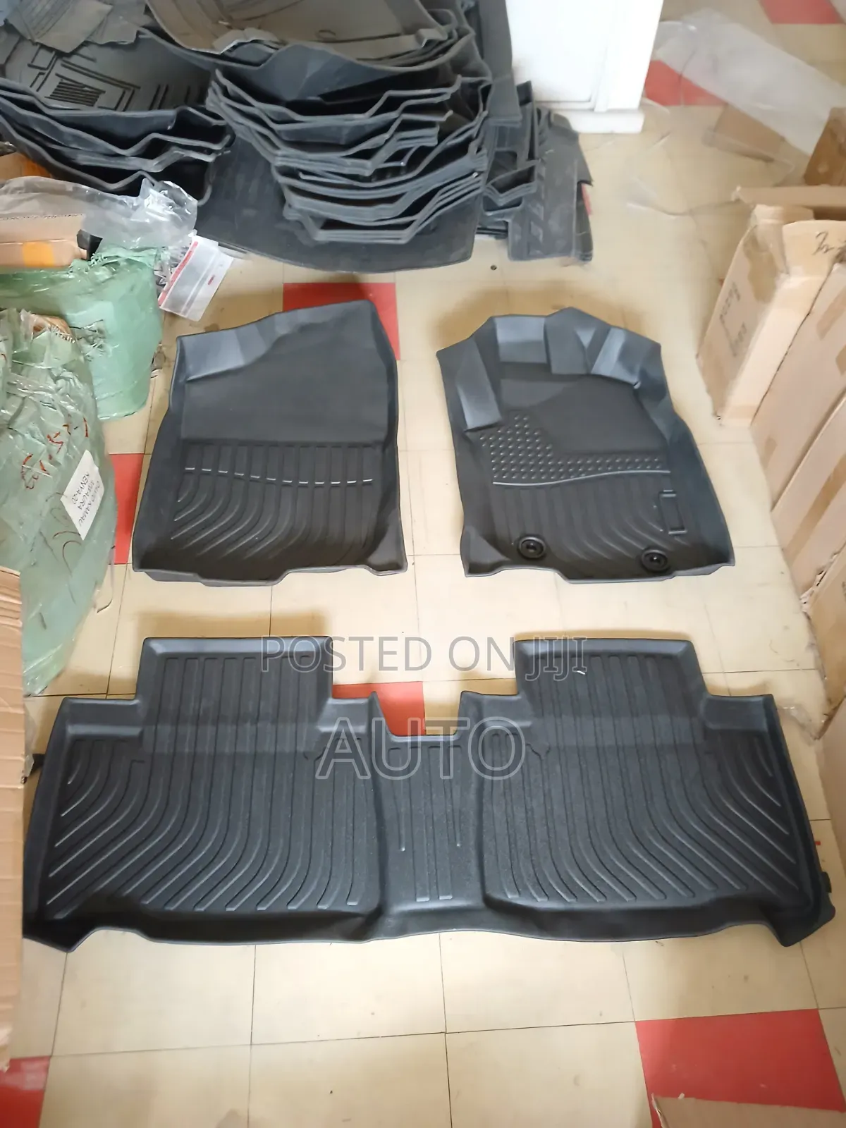 Toyota Harrier Tpe Floor Mats – Waterproof 3d All Weather Car Mats