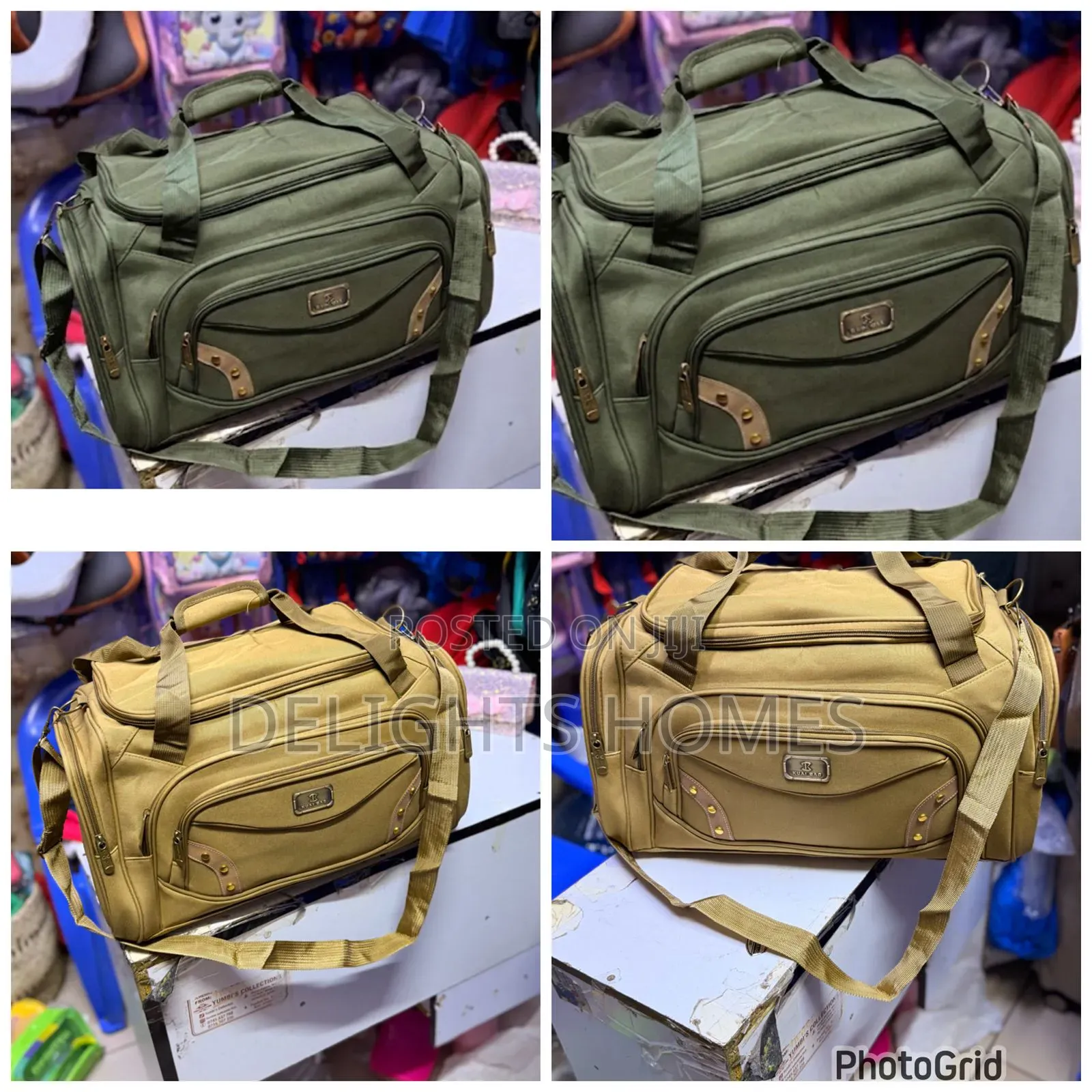 Multi Pockets Travel Duffel Bag_yu