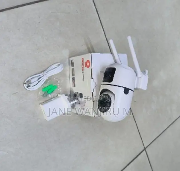 . .Smart Wall Bulb Camera With Dual Lens View
