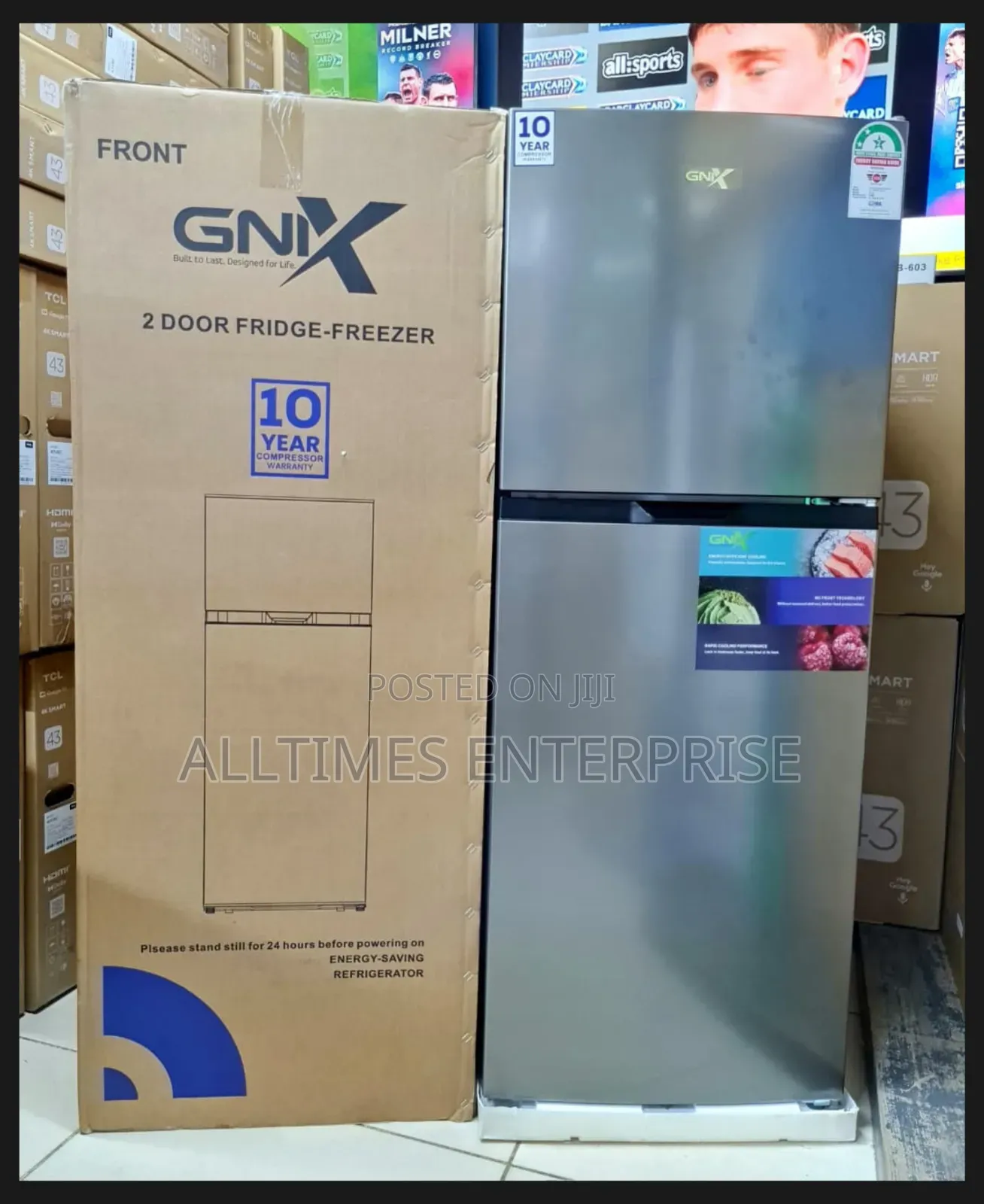 Gnix No Frost 197l Fr-227-Nf Double Door Refrigeraror