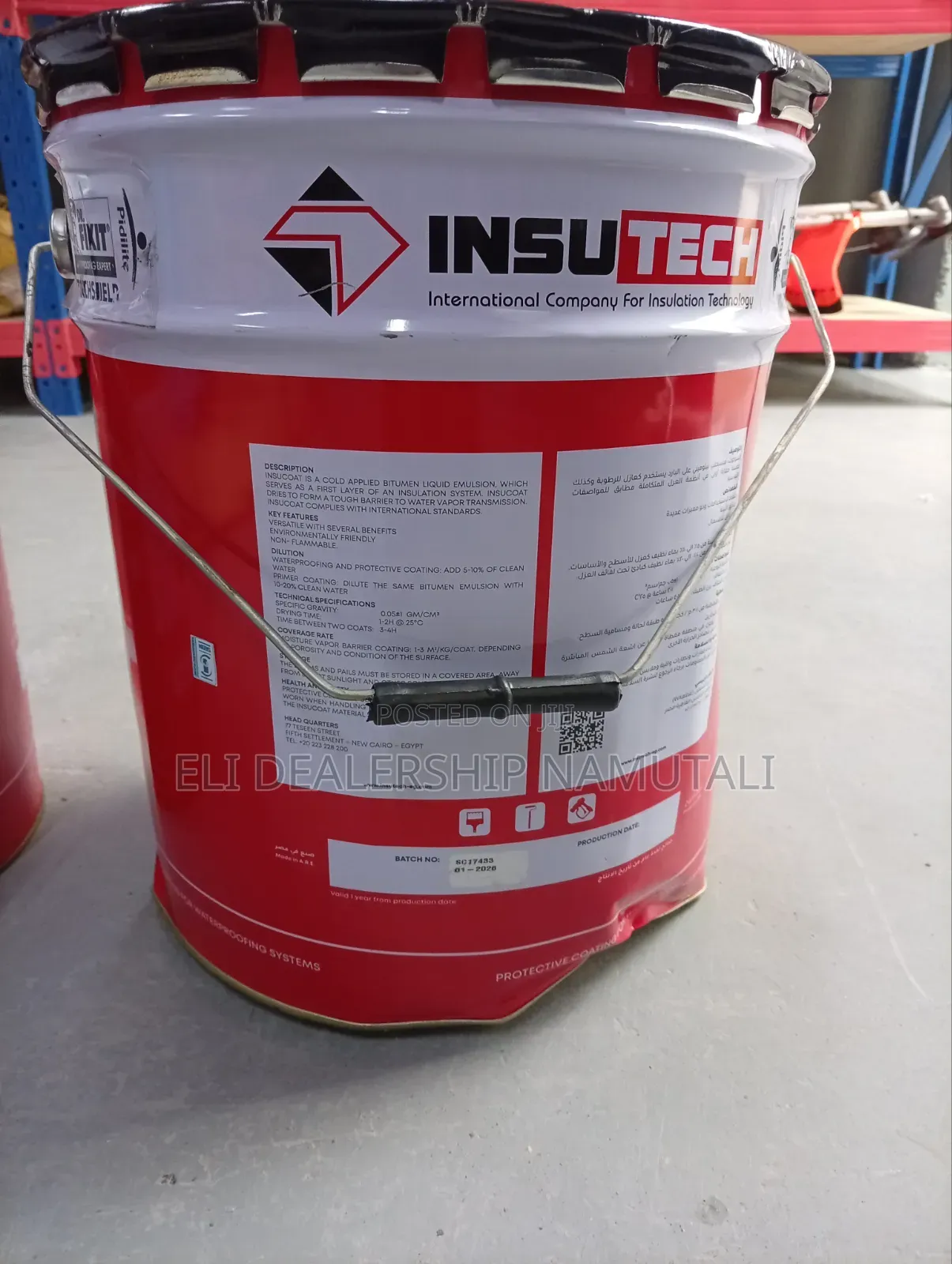 New Stock Industrial Waterproofing Primer for App Membranes 20l