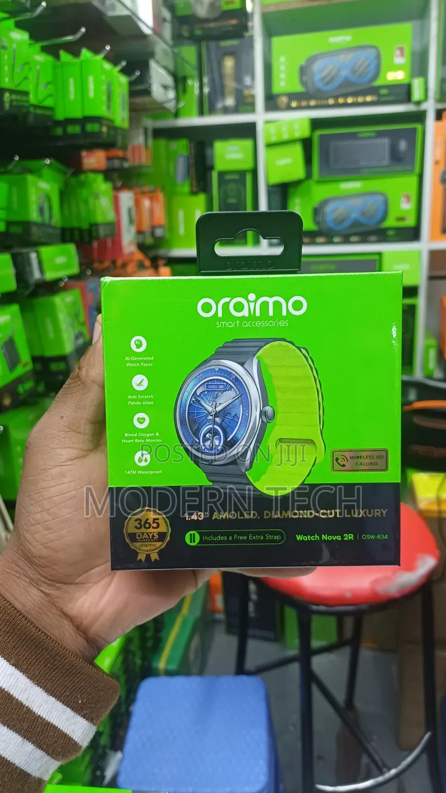 Oraimo Watch Nova 2r 1.43" Amoled 35-Day Standby Smart Watch
