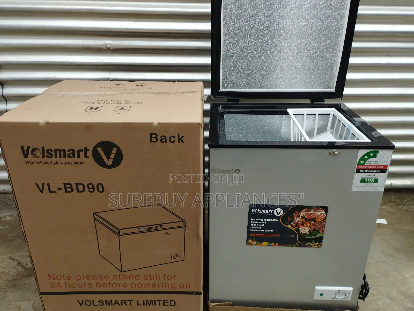 Volsmart 90 Litres Freezer – Fast Cooling Technology