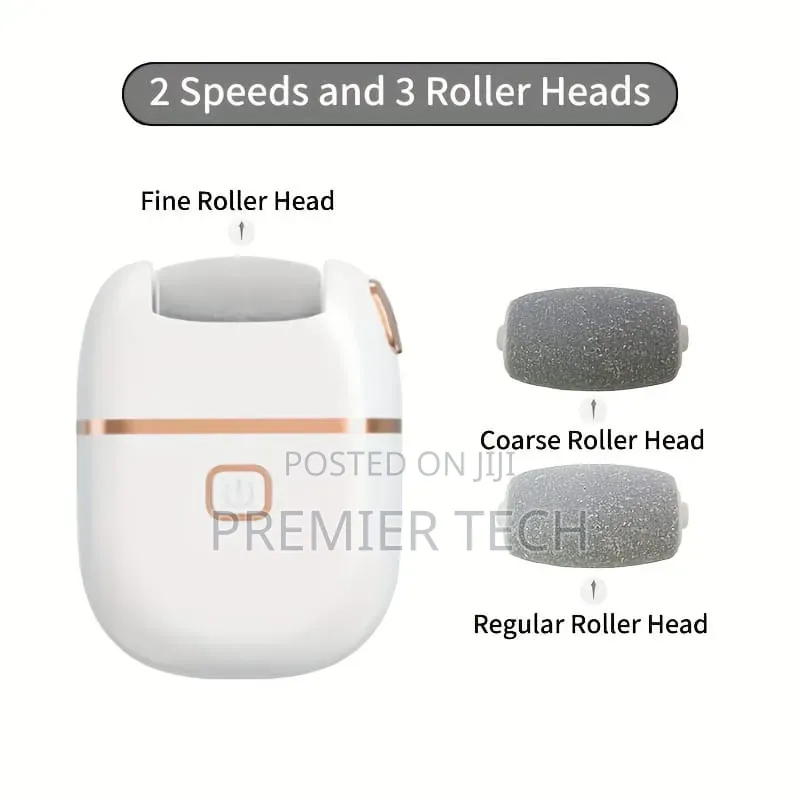 3 Grinding Wheels Electronic Pedicure Tool Callus Remover